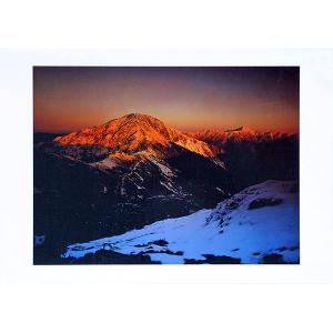 合歡山夕照東峰