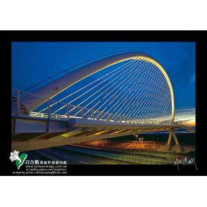 西濱香山豎琴橋夜色