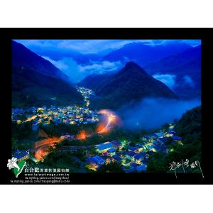 霧社春陽夜景
