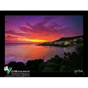 墾丁萬里桐海岸晚霞