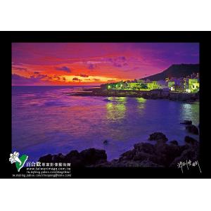 墾丁萬里桐海岸晚霞