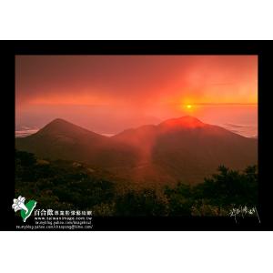 大屯山暮日