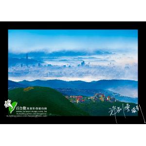 陽明山眺望山城台北