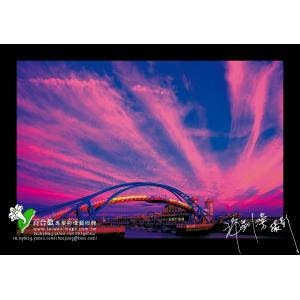 桃園永安跨海橋夜景