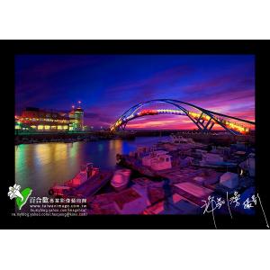 桃園永安漁港夜景