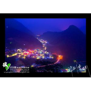 霧社春陽部落夜景