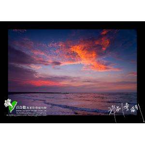 新竹南寮港外海燈塔