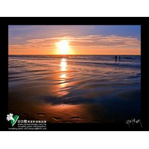 西濱竹圍海岸夕陽