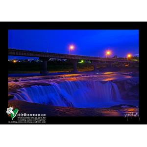 頭前溪中正橋夜色