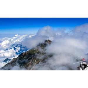 迷霧中的玉山北峰