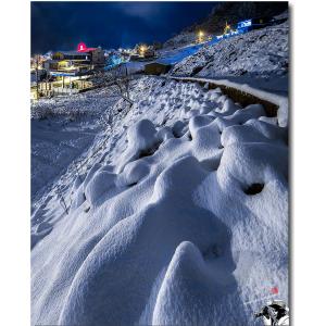 南山村雪景